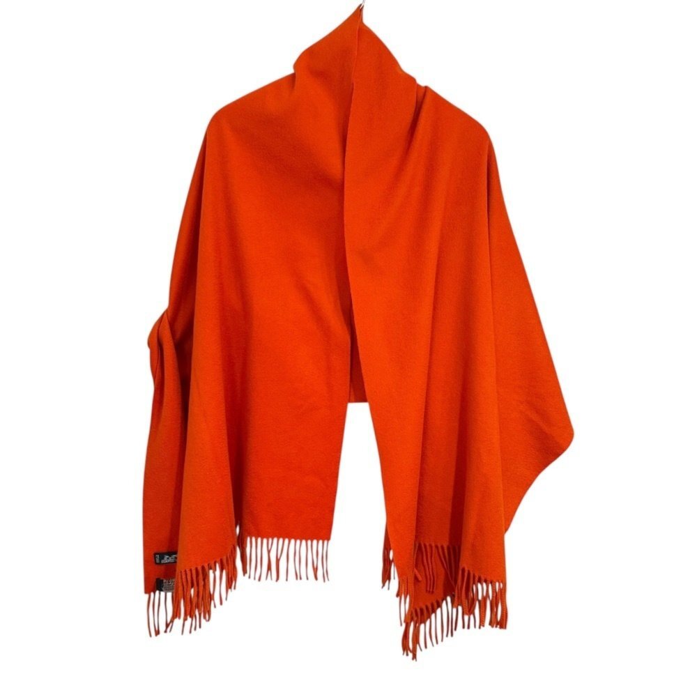 Hermes Authentic Orange Scarf - image 3